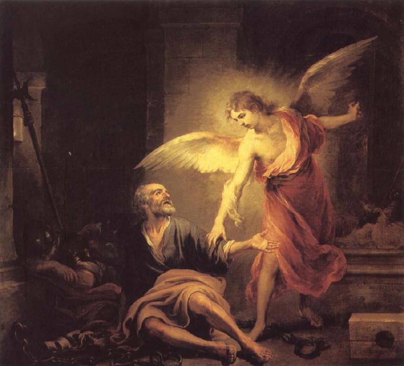Bartolome Esteban Murillo The Liberation of The Apostle peter from the Dungeon France oil painting art